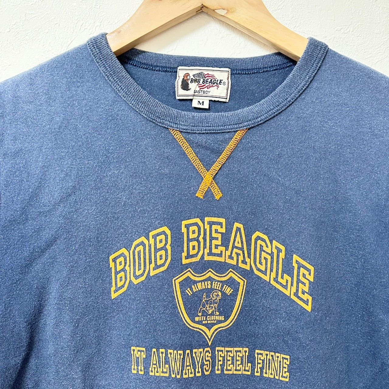 希少 90´s EASTBOY BOB BEAGLE 両面ボブビーグル ニット