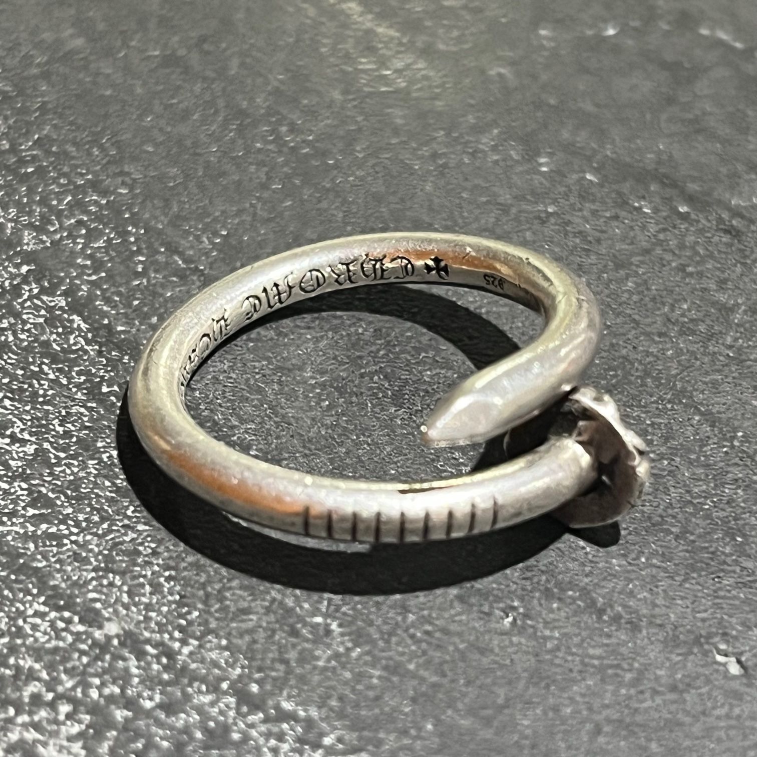 正規購入 クロムハーツ ネイルリング NAIL CROSS BALL RING クロム