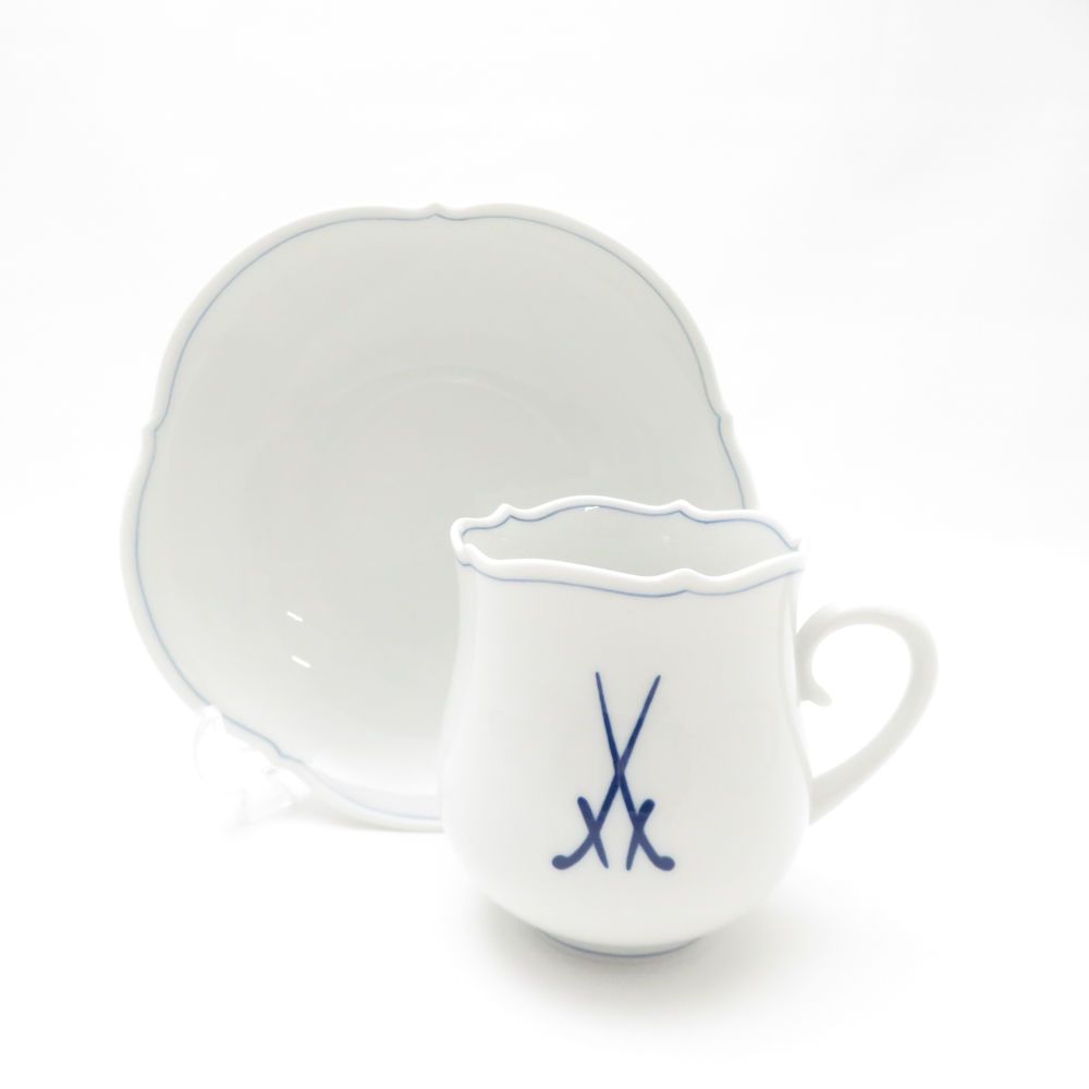 美品 MEISSEN マイセン 300周年 双剣マーク アクアティンタ（Aquatinta  