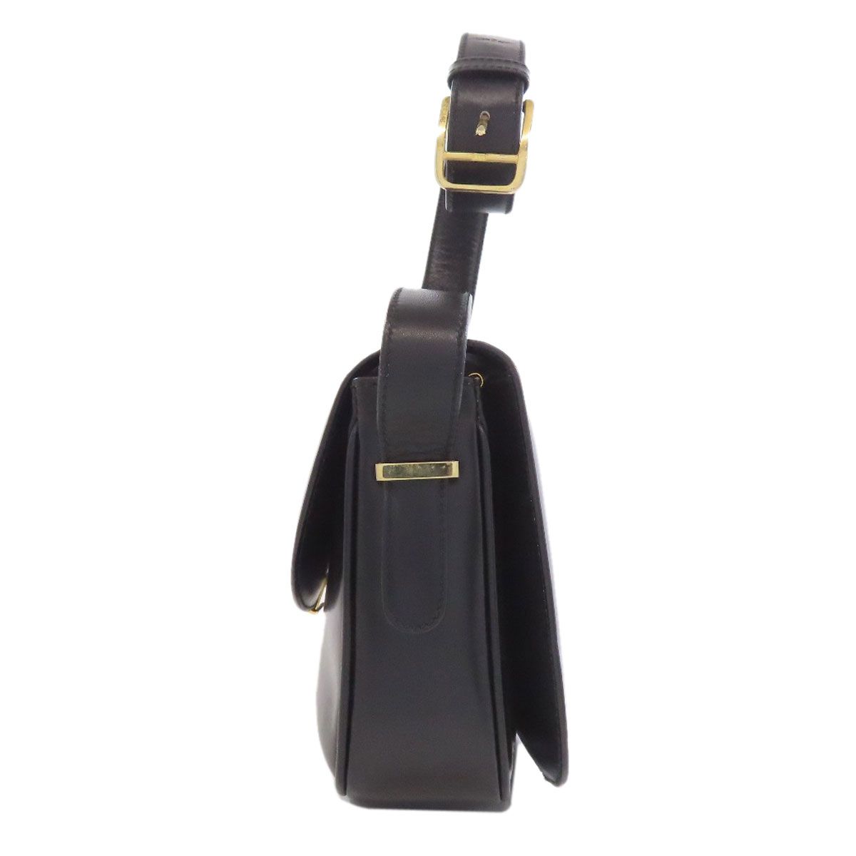 CELINE セリーヌ ロゴ　 ショルダーバック レザー イタリア製 CELINE セリーヌ ロゴ ショルダーバッグ レザー レディース