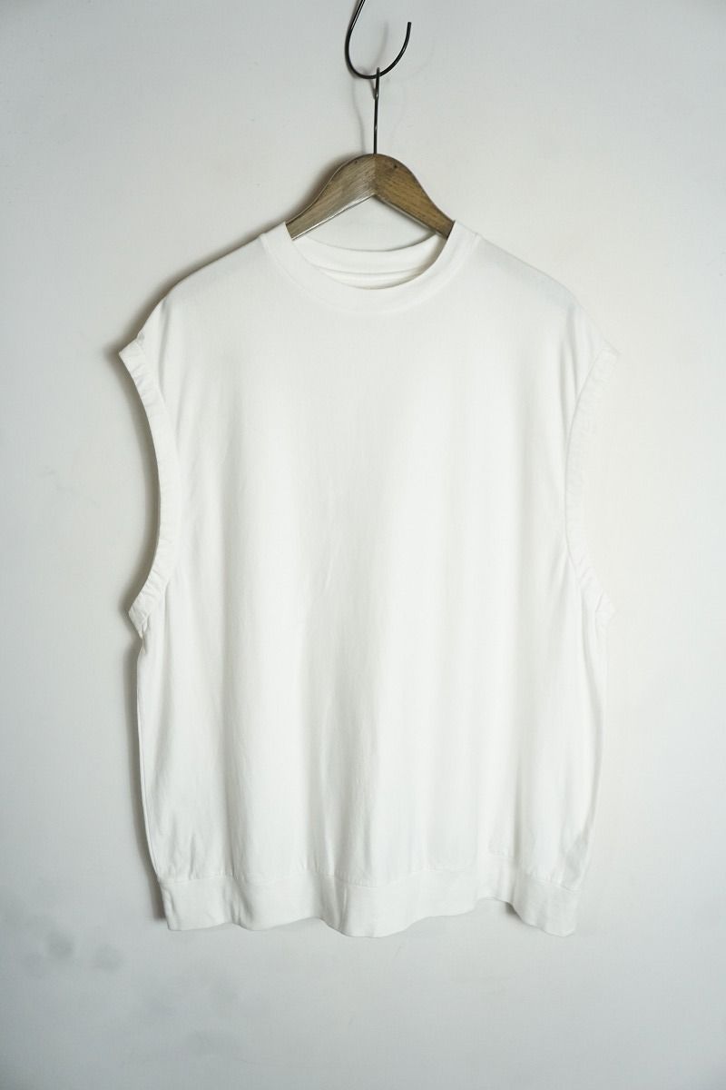 blurhms ブラームス Suvin Ripple Vest ノースリーブ カットソー 