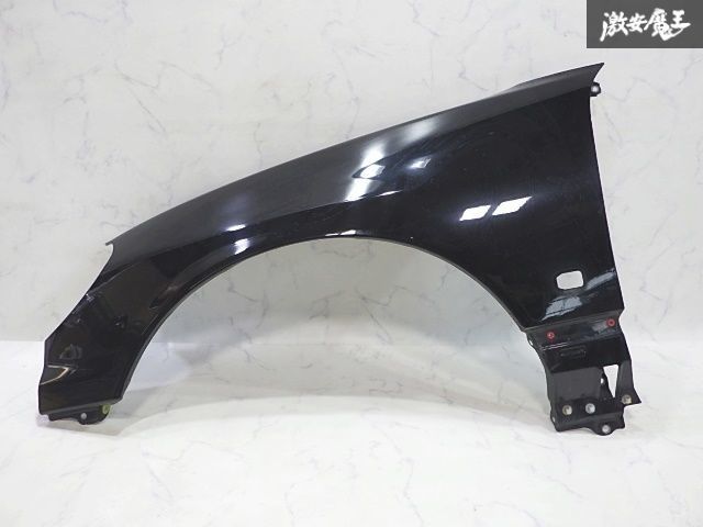 凹み無し トヨタ 純正 JZS160/JZS161 アリスト ノーマル フロント フェンダー 左側 左 助手席側 カラー202 ブラック 即納