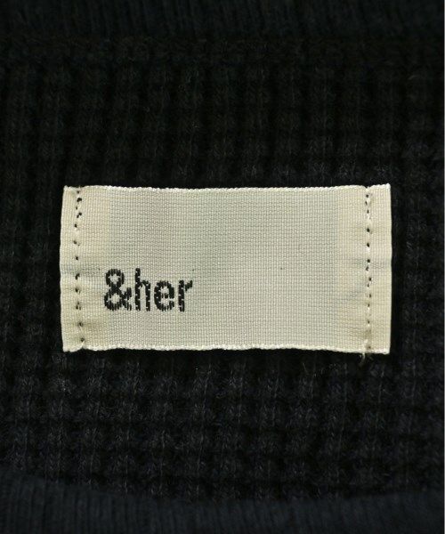 &her Tシャツ・カットソー レディース アンドハー 中古　古着 &her Tシャツ・カットソー レディース 【古着】【中古】【送料