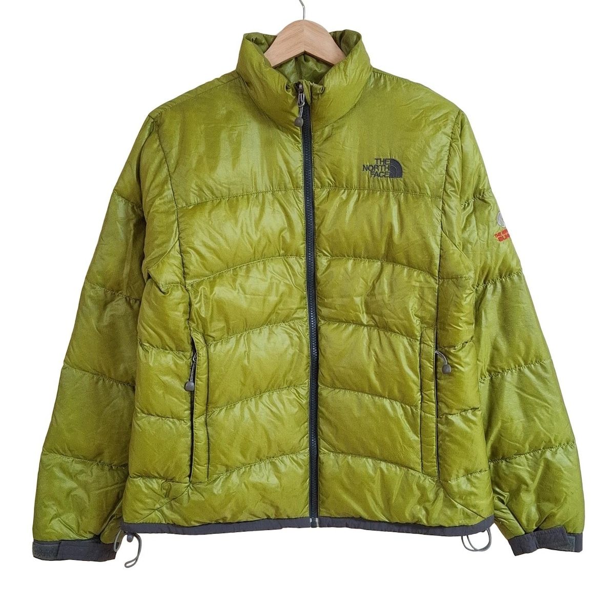 THE NORTH FACE ノースフェイス ブルゾン サイズL レディース - カーキ 長袖|レーヨン|その他羽毛|ジップアップ|冬