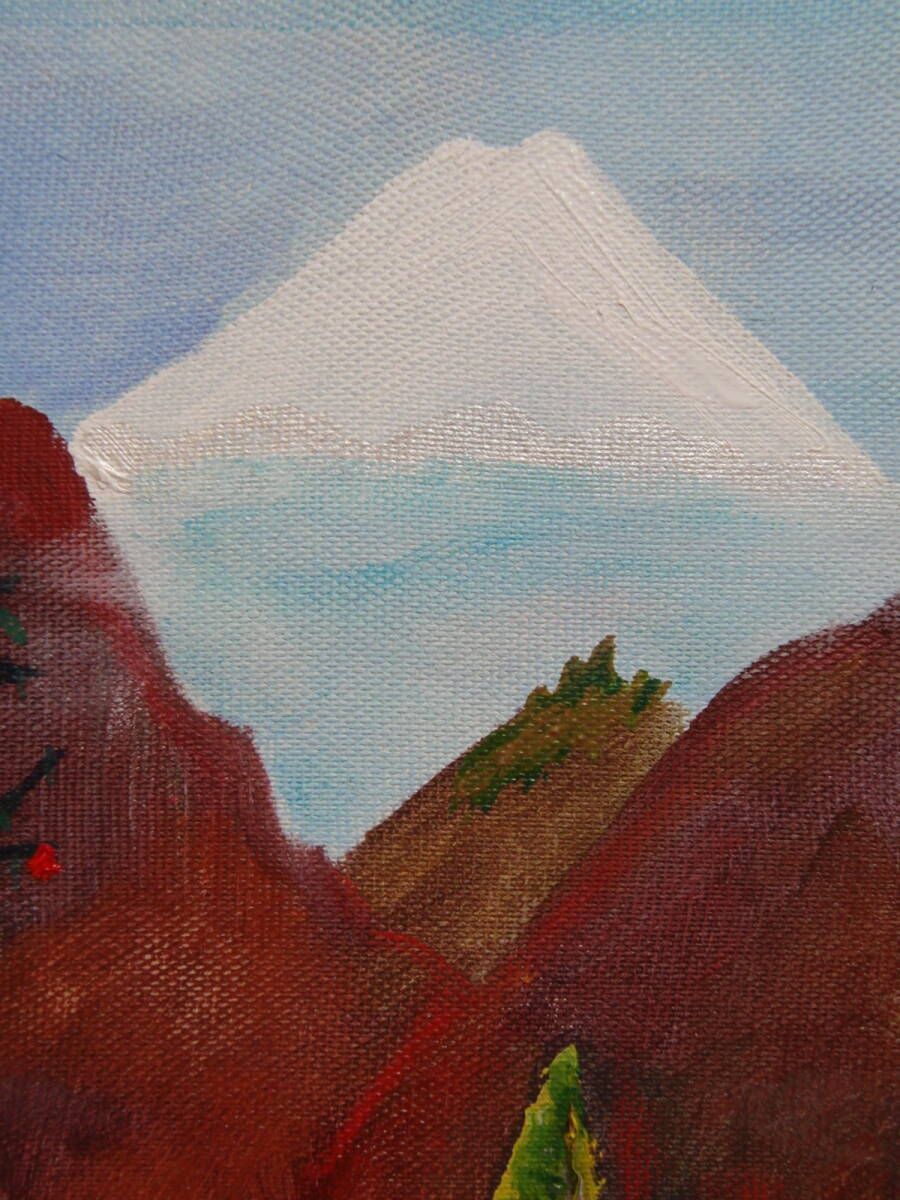 ≪国美協≫TOMOYUKI・友之、『富士山 山景』、油彩画、SM号：22,7cm×