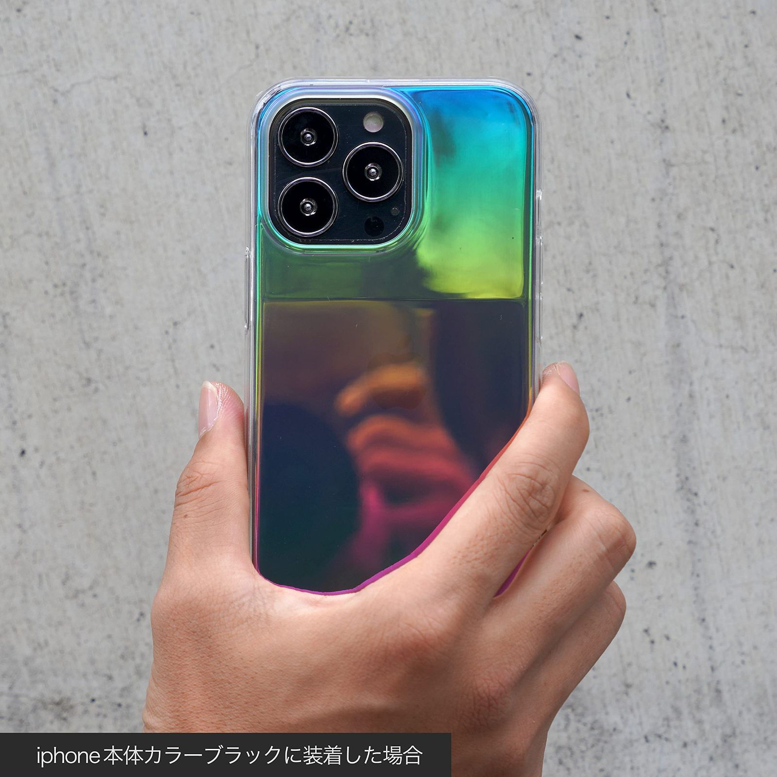 色: オーロラ】EYLE iPhone 13 Pro ケース 多面体カット 六 - メルカリ