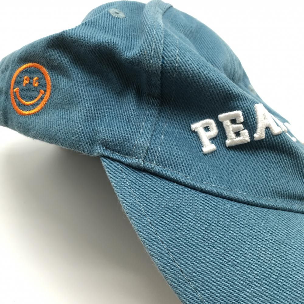 ☆SALE10％OFF☆パーリーゲイツ キャップ ブルー系×白 ニコ
