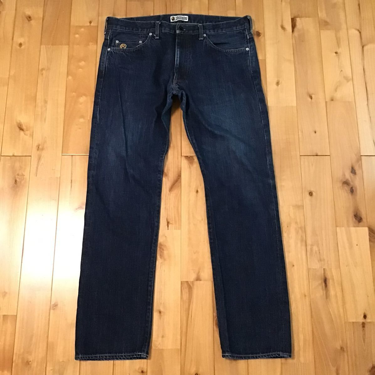 BAPE STA Denim Pants エイプスター Lサイズ A・BATHING APE ジーンズ