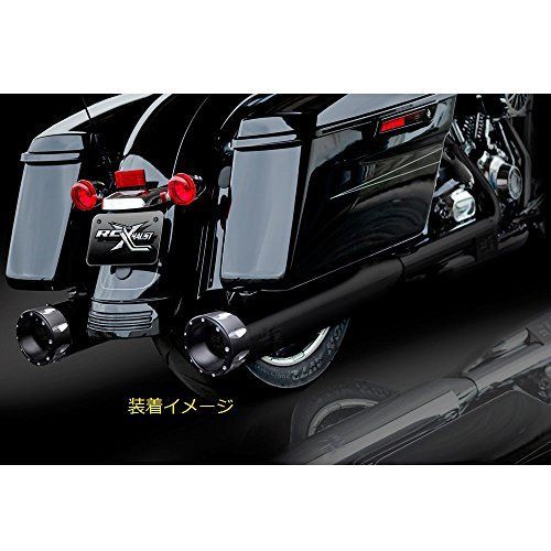 ハーレーダビッド スリップオン 4インチマフラー 1995-2016 クローム Sharkroad 4.0” Chrome Slip On Mufflers Exhaust for Harley