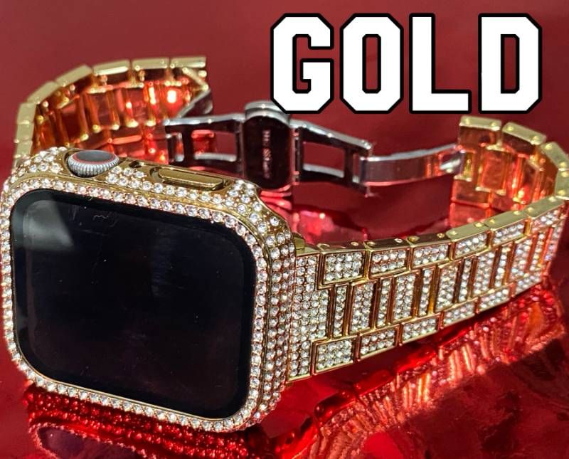 アップルウォッチケース 互換性対応 カスタム カバー 保護 ギフト 38 40 41 42 44 45 46 キラキラ ベルト バンド セット series2 3 4 5 6 7 8 9 10 11 se1 2 3 FDG1