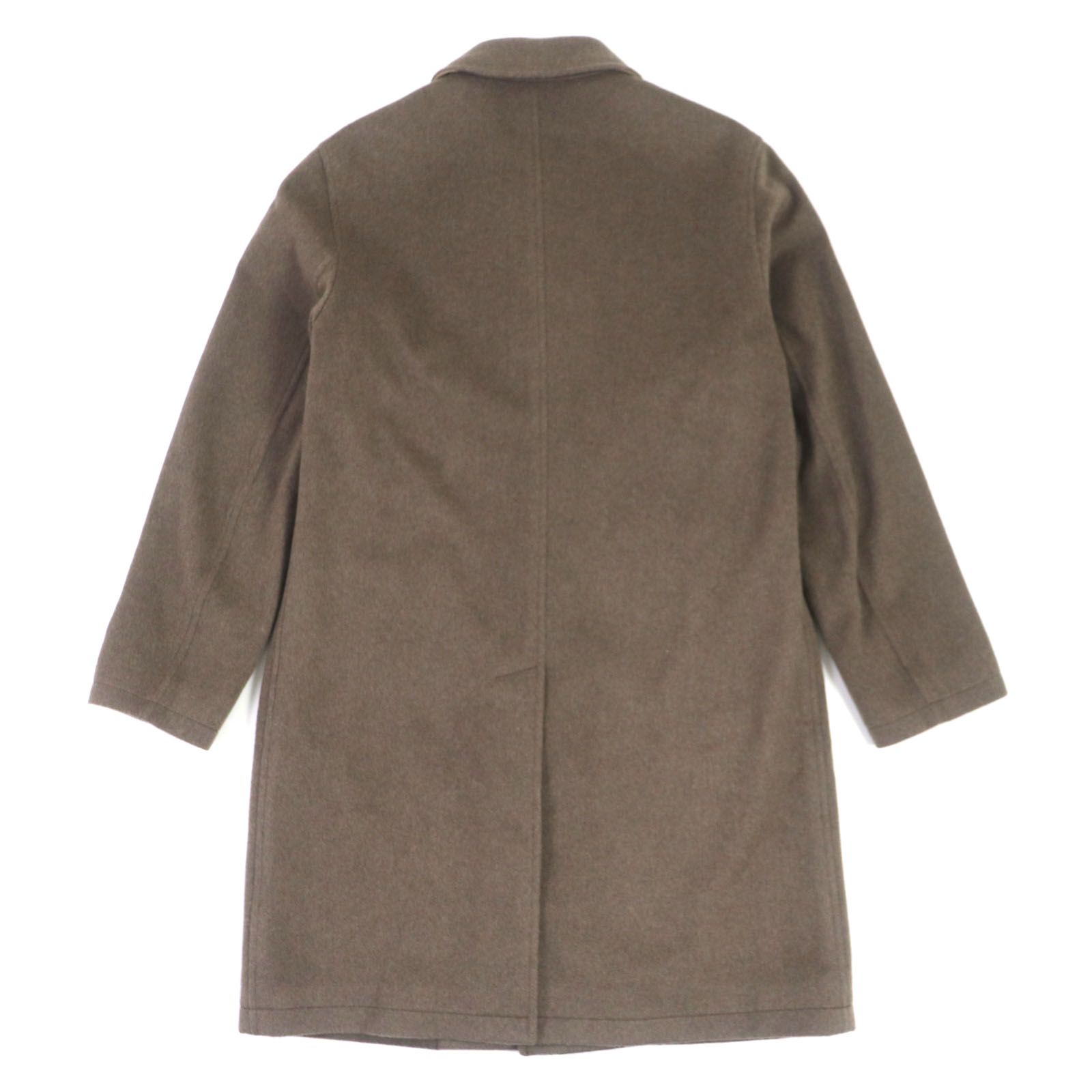 バーバリー カシミヤ 100% ノバチェック ステンカラーコート ロング