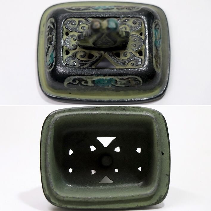 高 品質ホビー・楽器・アート - 白磁 透かし彫 香炉 一壺造 三足・獅子