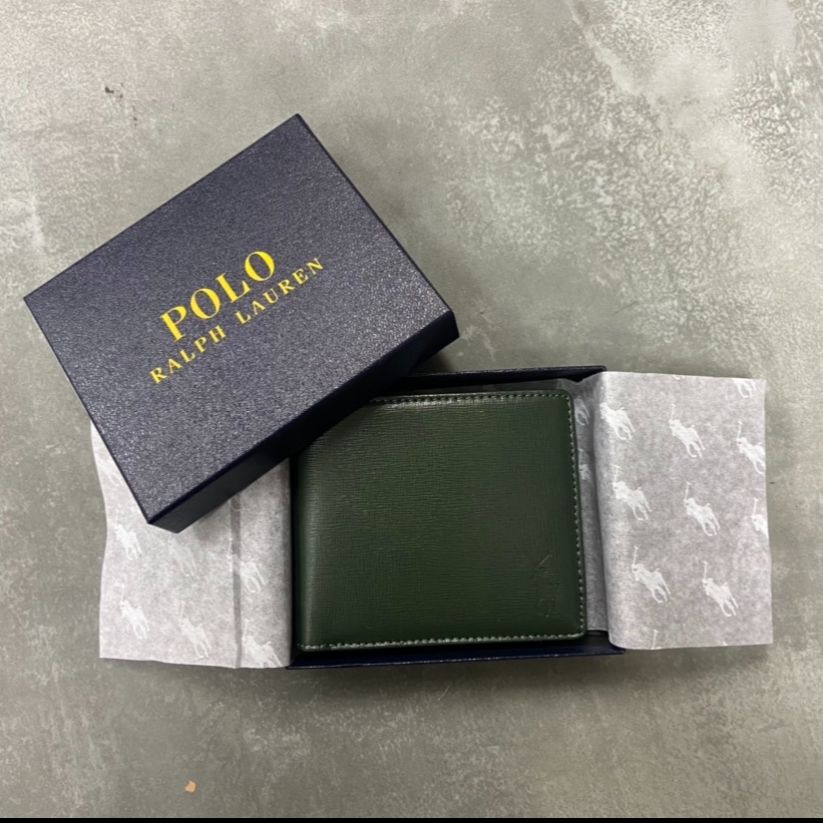 ラルフローレン 財布 POLO RALPH ポロ 折り ミニ財布 レザー 革