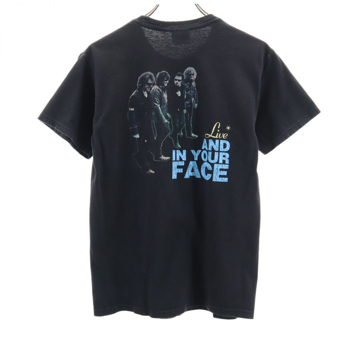 古着 ヘインズ Hanes 半袖 ビンテージ ロック バンド Tシャツ キッズ ボーイズ 子供服 90年代 90s アースウィンドアンドファイヤー ICE CRYSTALS クルーネック USA製 白 ホワイト  22aug09 Hanes ヘインズ 80s USA製 ヴィンテージ ドゥービー・ブラザーズ 半袖