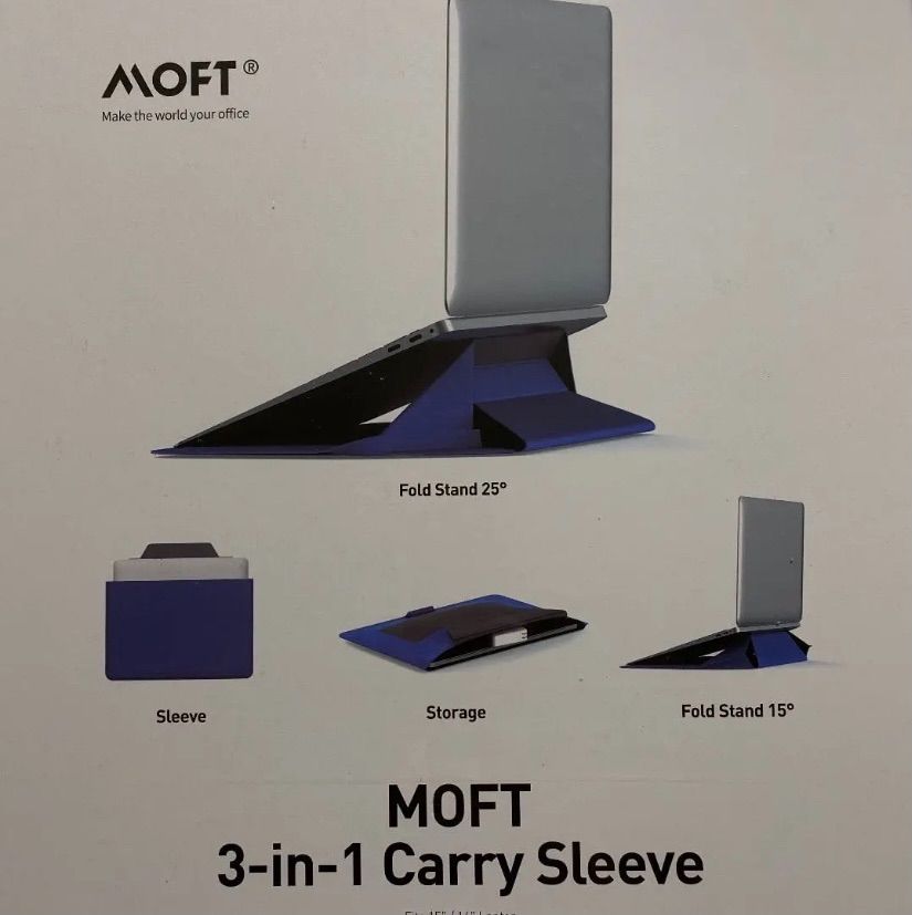 MOFT 3-IN-1 CARRY SLEEVE 16インチ対応 MOFT 3 in 1 Carry Sleeve レビュー／収納ケースがPCスタンドに