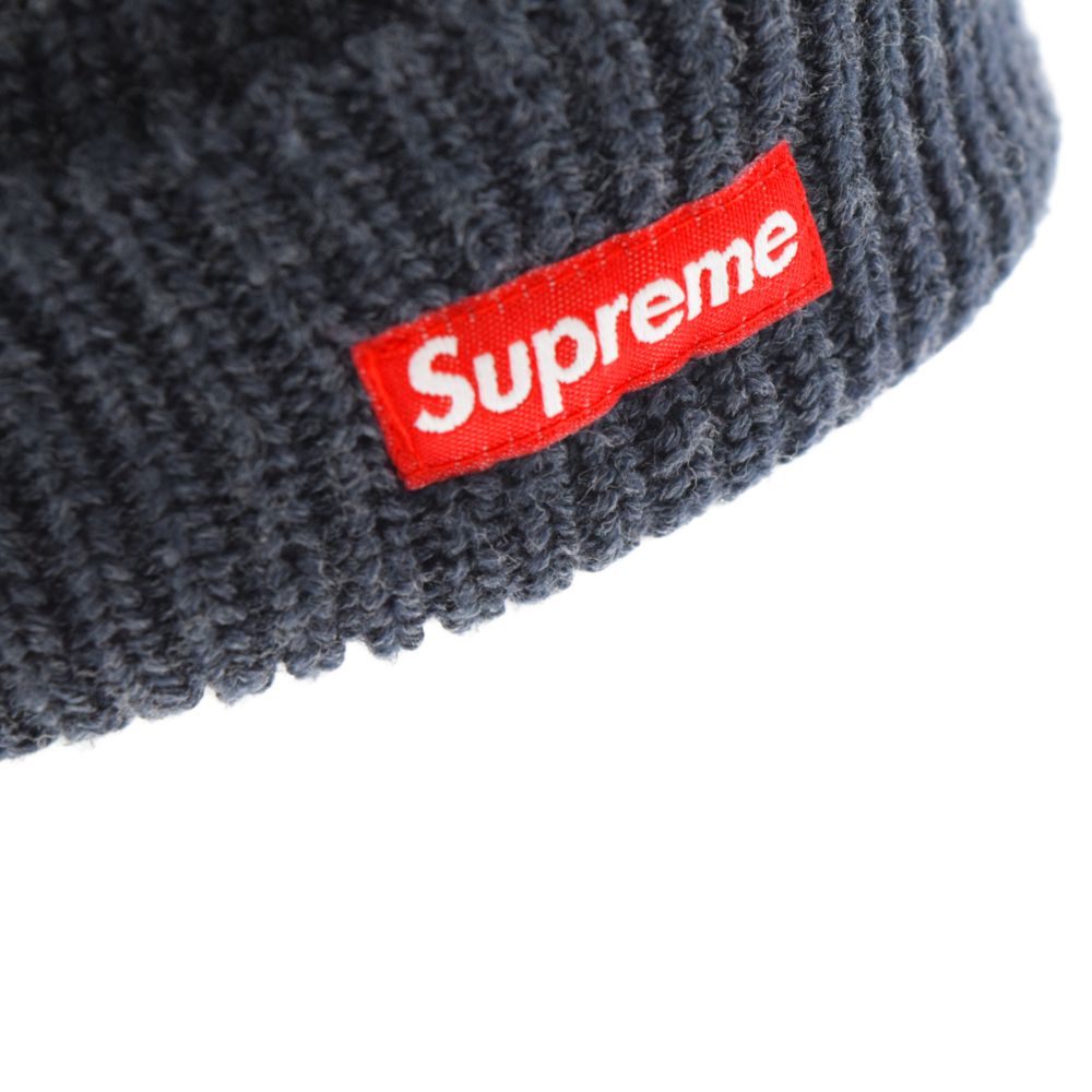 supremesupreme beanie ビーニー  ネイビー 17SS ボックスロゴ