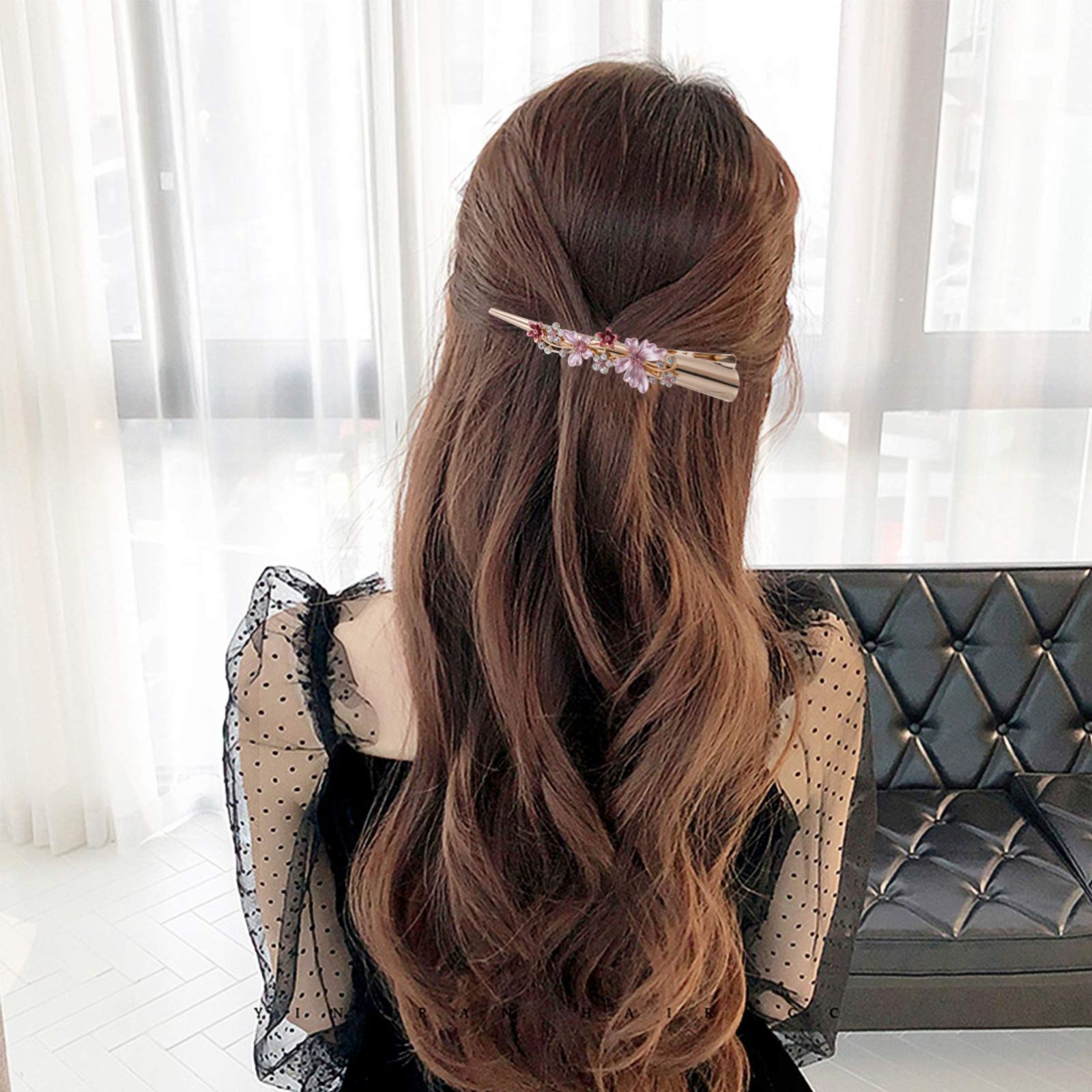 数量限定】お花 大 ヘアクリップ クリップピン 髪留め