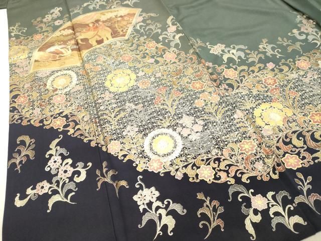 平和屋着物○TOKI志すい キモノモードオリジナルブランド 振袖 駒刺繍