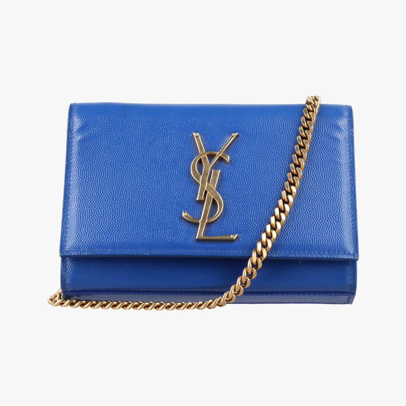イヴサンローランYves Saint Laurentケイト ブルー パテント 344620 FLY344620.0913