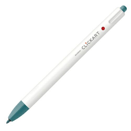 (まとめ）【ゼブラ】水性ペン クリッカートペン ターコイズブルー WYSS22-TB 【×100セット】