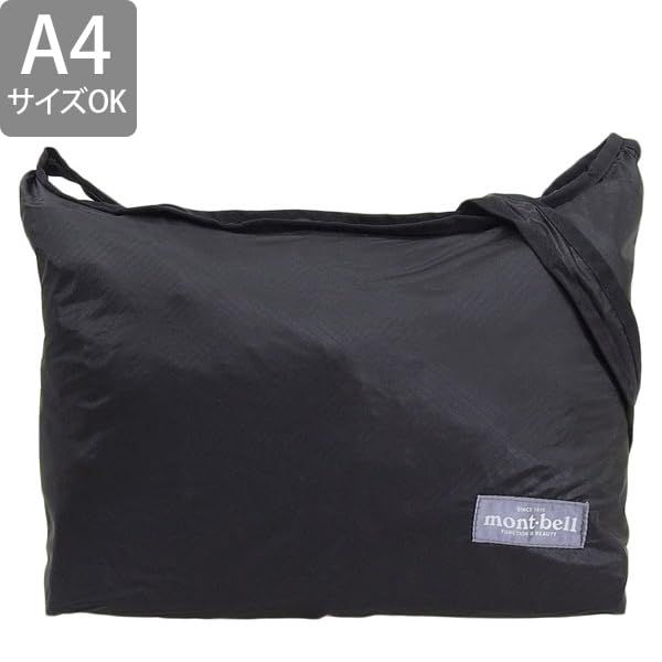 [モンベル] バッグ メンズ レディース ショルダーバッグ ナイロン U.L.MONO ショルダー L 1123751 A4対応 [ブラック(BK)]