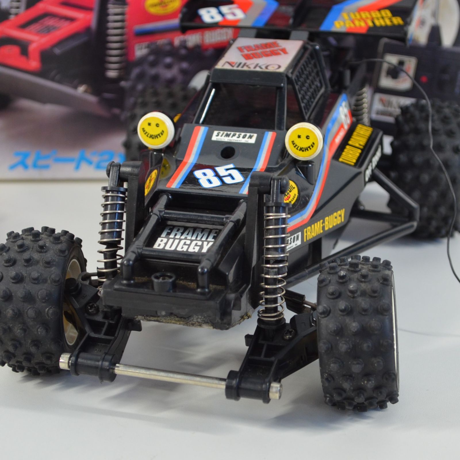 IM] ジャンク 当時物 ニッコー ラジコン 1/16 バイソンJR. ターボ