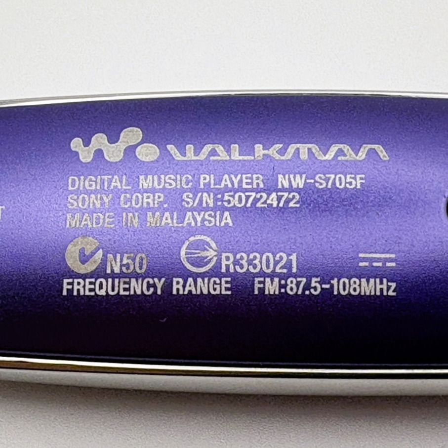 ソニーウォークマン　NW−S705F パープル Amazon.co.jp: SONY ウォークマン Sシリーズ FMラジオ内蔵