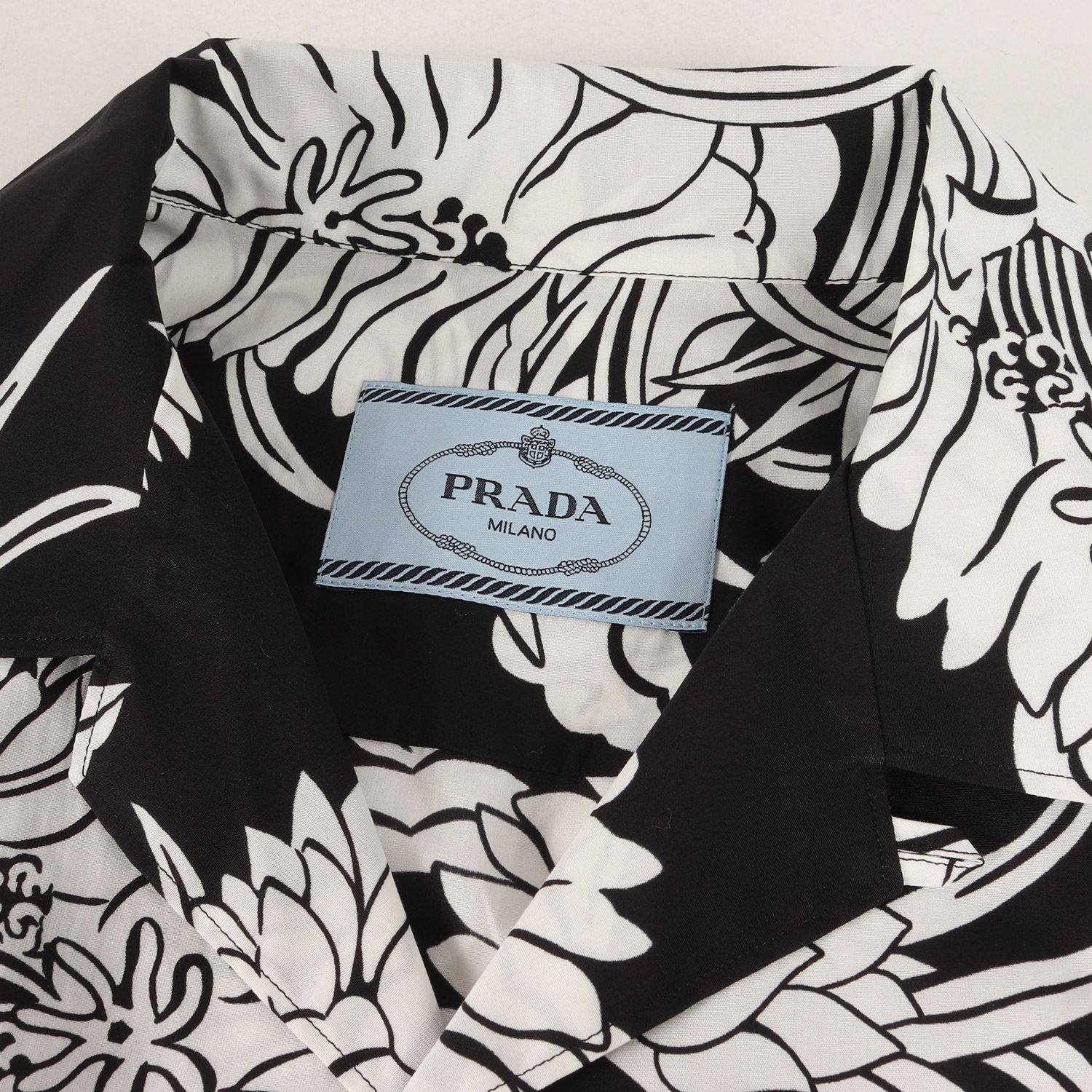 PRADA プラダ シャツ サイズ:XS ファイヤーパターン フローラル 