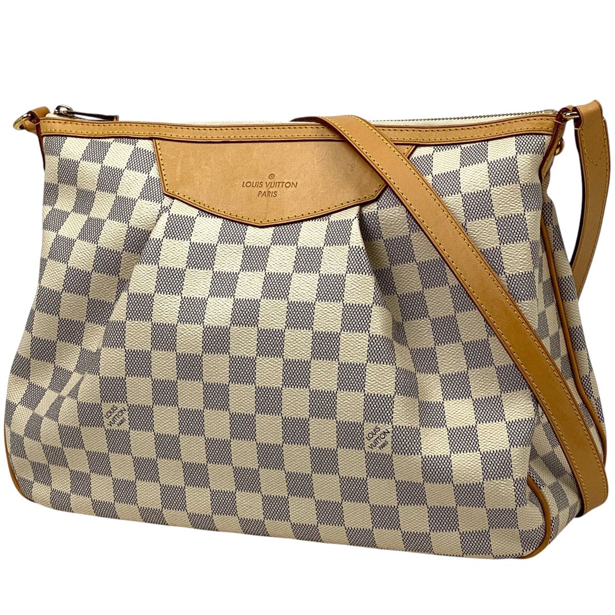 Louis Vuitton ショルダーバッグ ダークブラウン 値下げ交渉承ります ルイヴィトン:ダークブラウンレザーショルダーバッグ