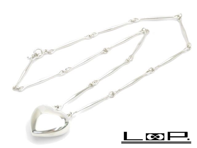 美品 ハートペンダント ♯126B ジョージジェンセン/  ジョージジェンセン/ネックレス/シルバー/ハート/126Bの買取実績