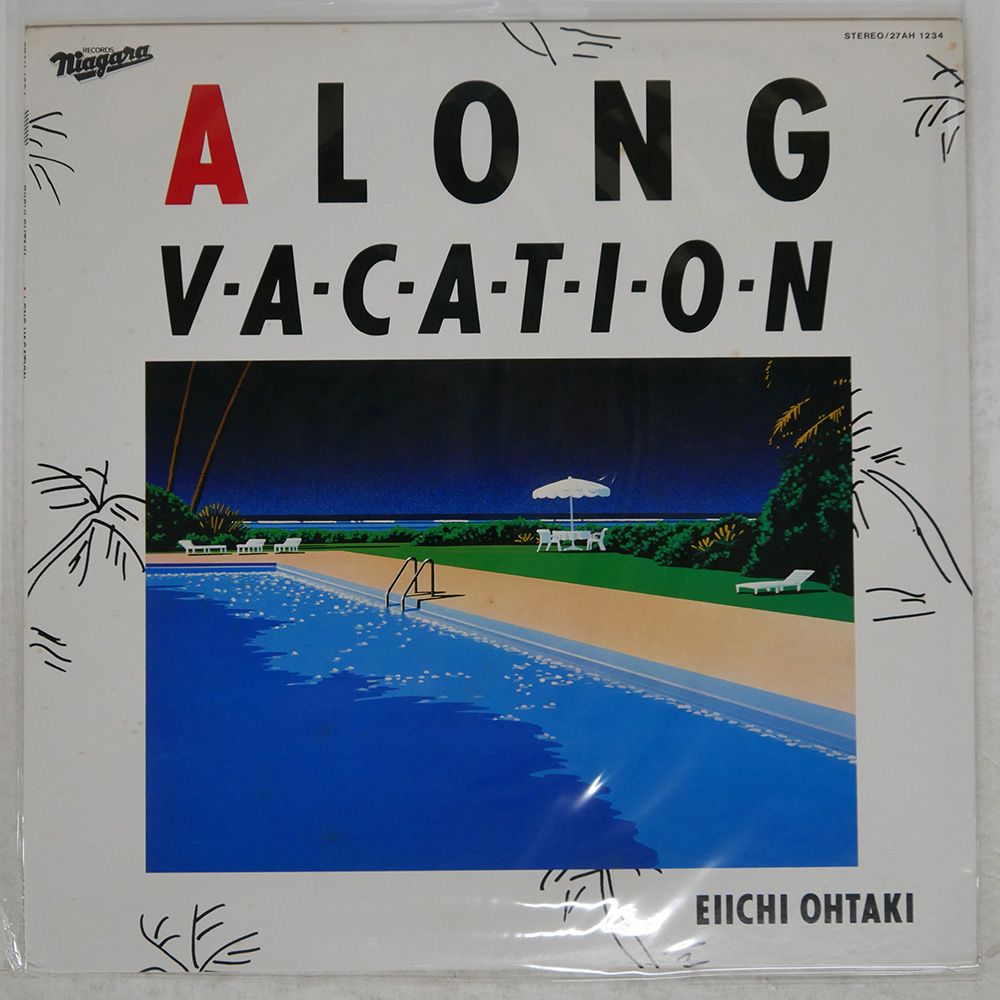 帯 国内盤 大滝詠一/ロングバケイション/NIAGARA 27AH1234 LP