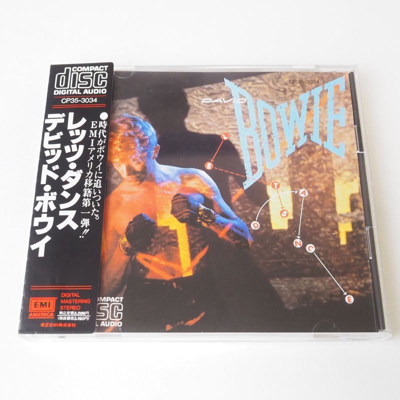 帯付美品】デヴィッド・ボウイ レッツ・ダンス（国内盤）CD 1983年盤