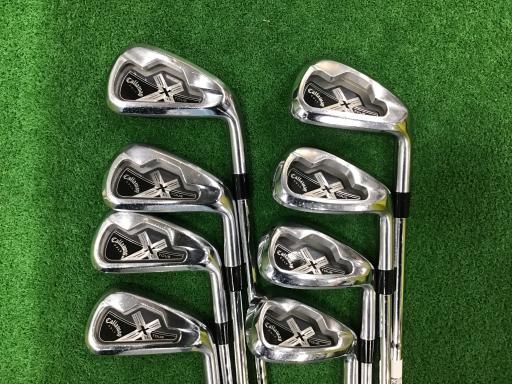 キャロウェイ X TOUR 8S アイアンセット IR Dynamic G フレックスS メンズ 男性用 右利き 右用 Dランク ゴルフクラブ