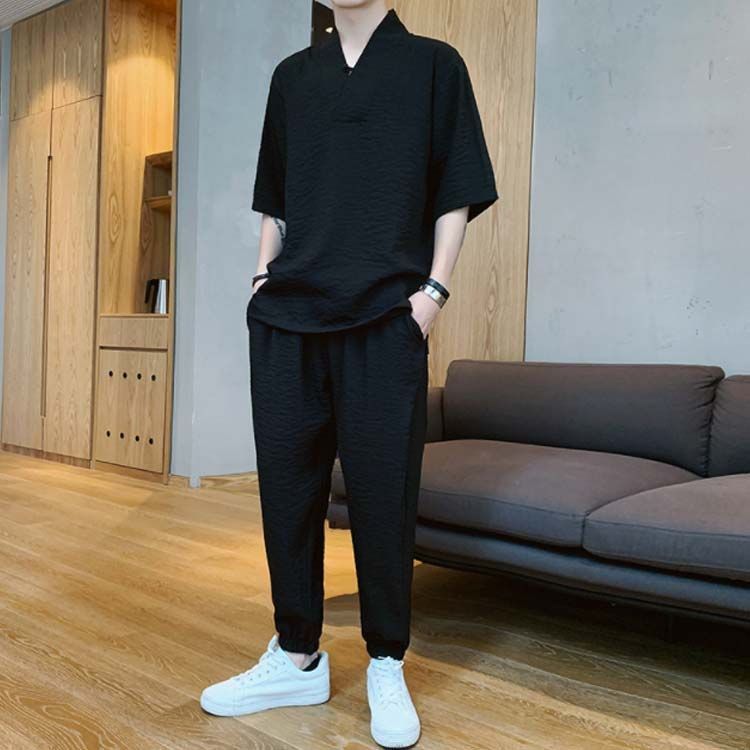 セットアップ メンズ 2点セット リネン 上下セット 綿麻 おしゃれ 麻 上下2点セット&frasl;セットアップ対応吸水速乾 リネンライク 涼しい セール 夏 上下 メンズ夏に涼しいリネン素材の上下セットアップのおすすめランキング 新生活