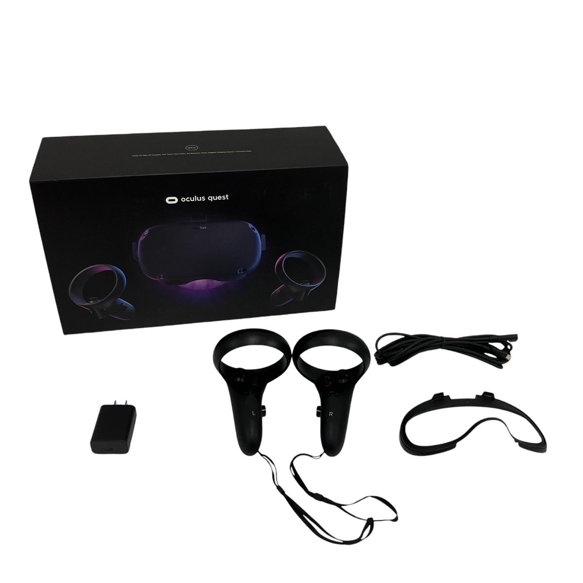 Meta oculus quest MH-B VR ゲーム バーチャル 映像 機器 家電 メタ 中古 T9221412