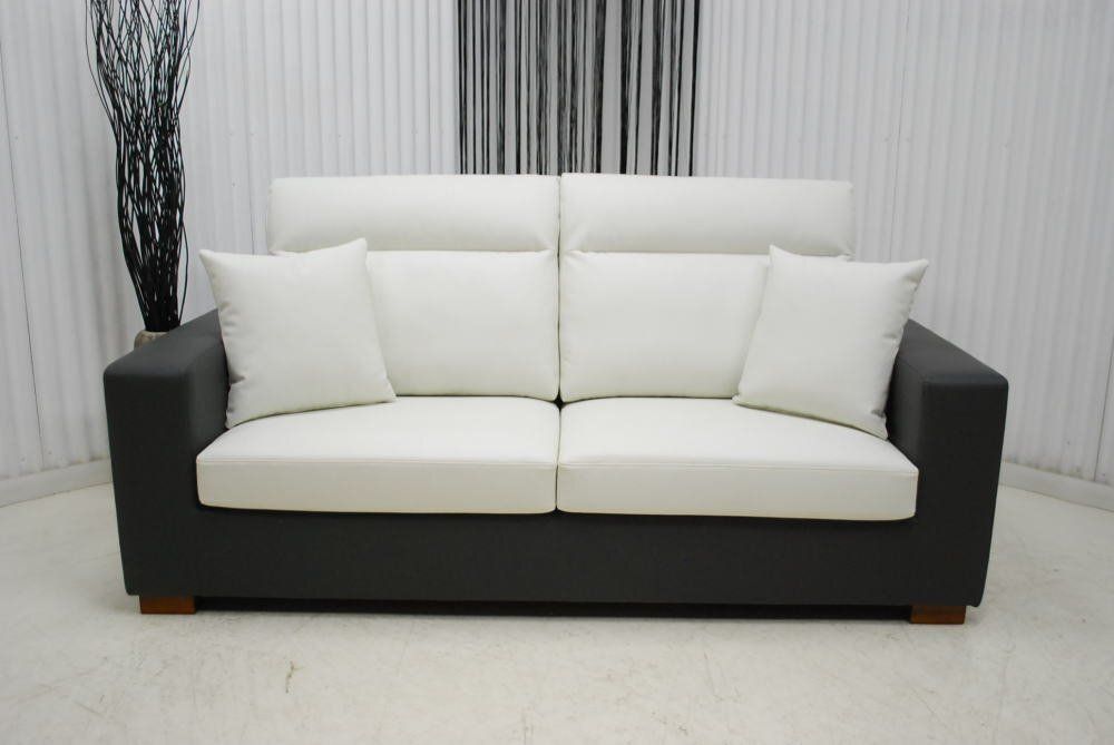 アウトレット 現品限り 一部 大 スタイリッシュモダンデザイン ツートン ３人掛けソファー モノトーン NEXPOTALLINN_EU