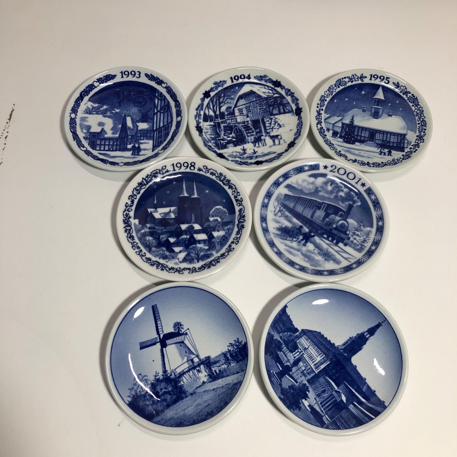 ☆ロイヤルコペンハーゲン ミニイヤープレート、ミニプレート 7枚  