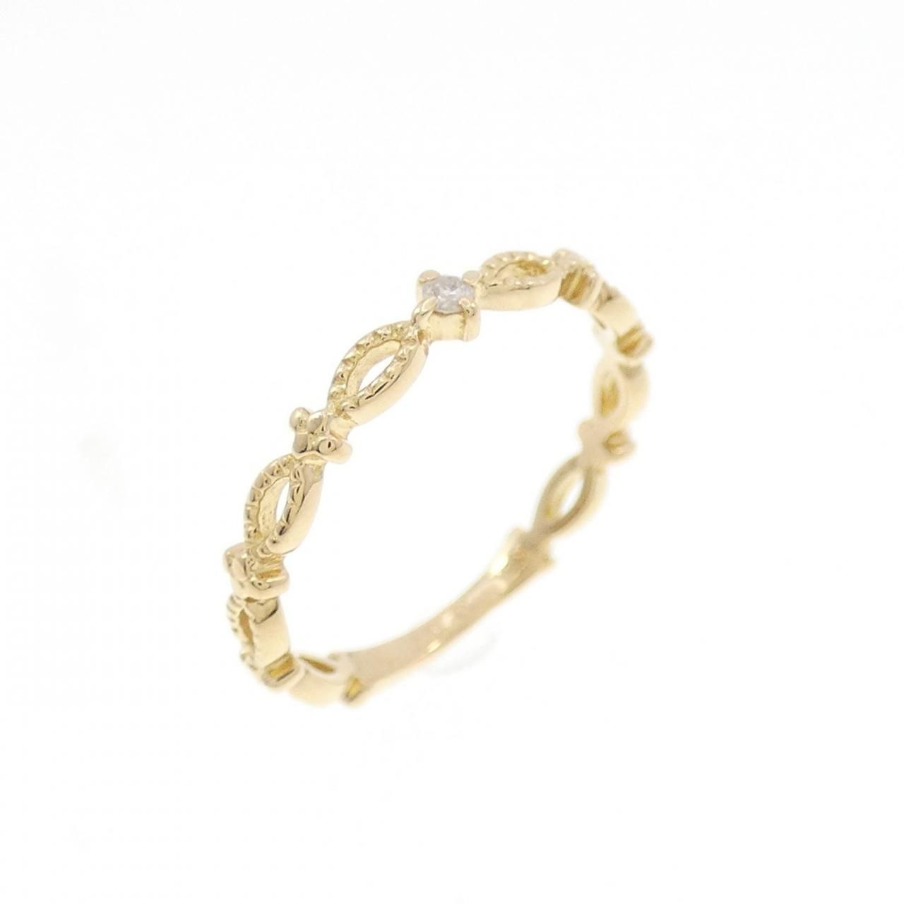 シエナ ロゼ ダイヤモンド ピンキー リング 0.01CT