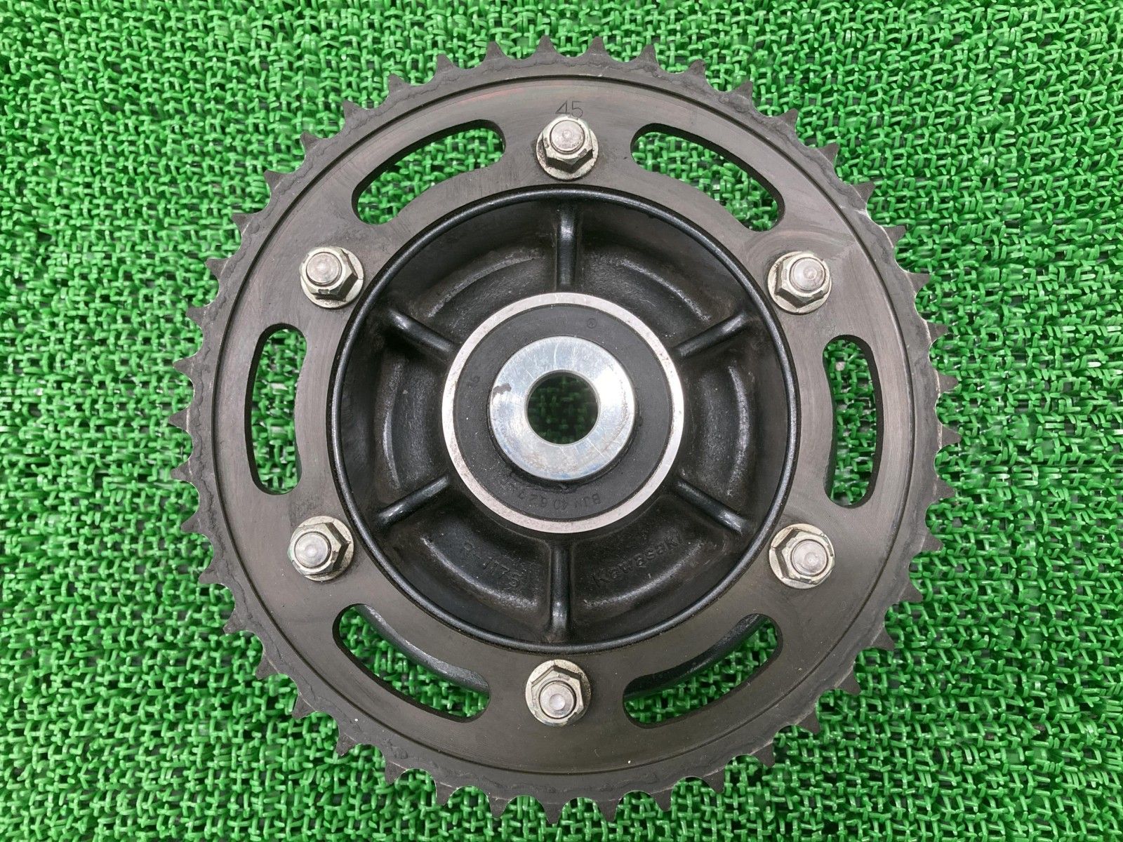 ラルフローレン：希少【カシミヤ混ニット／本革ベルクロ付き】スタンド