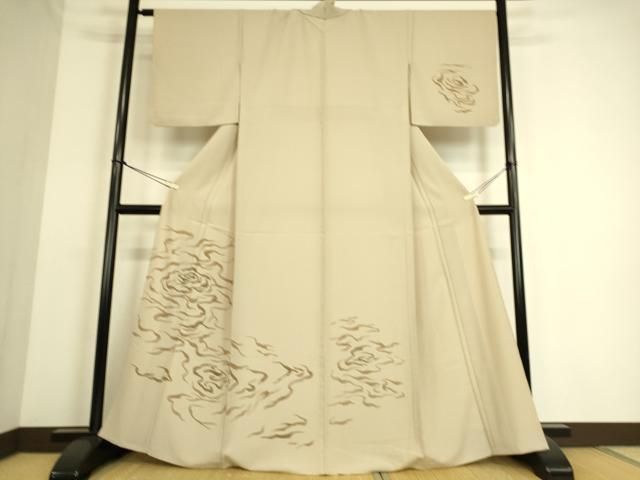 平和屋着物▽訪問着　単衣　流水文　洗える着物　DAAS0276az 平和屋着物▽訪問着 単衣 流水文 洗える着物 DAAS0276az - メルカリ