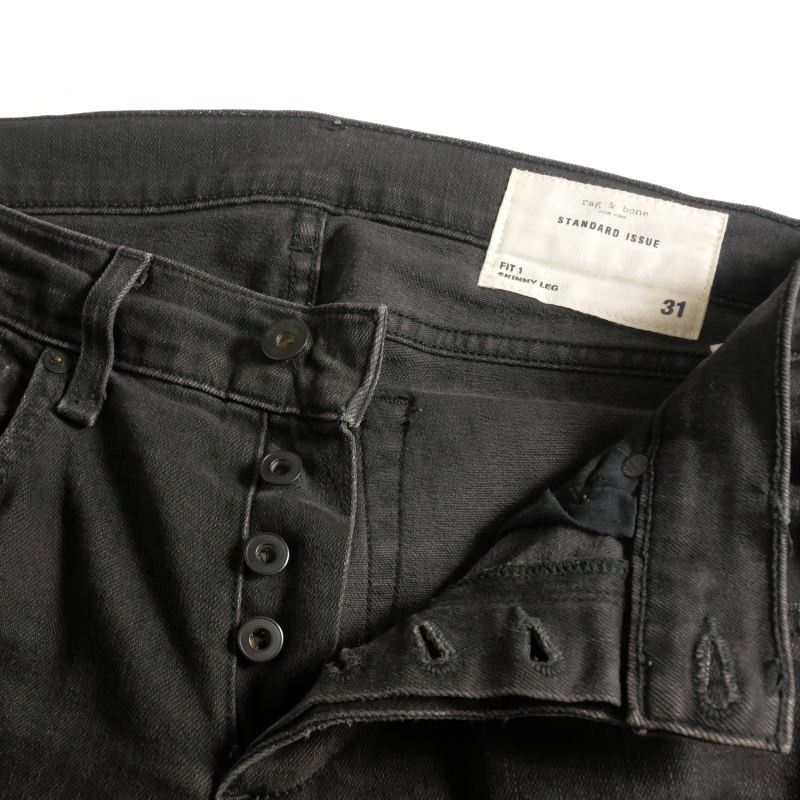 ラグ&ボーン RAG&BONE ダメージ加工 スキニーデニムパンツ ジーンズ 31 