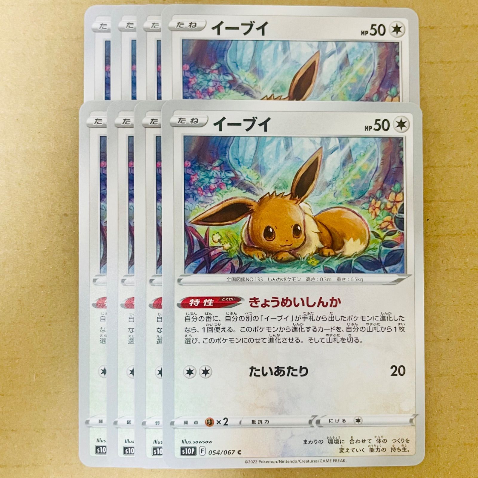 貴重】ポケモンカード イーブイ きょうめいのしんか エラー