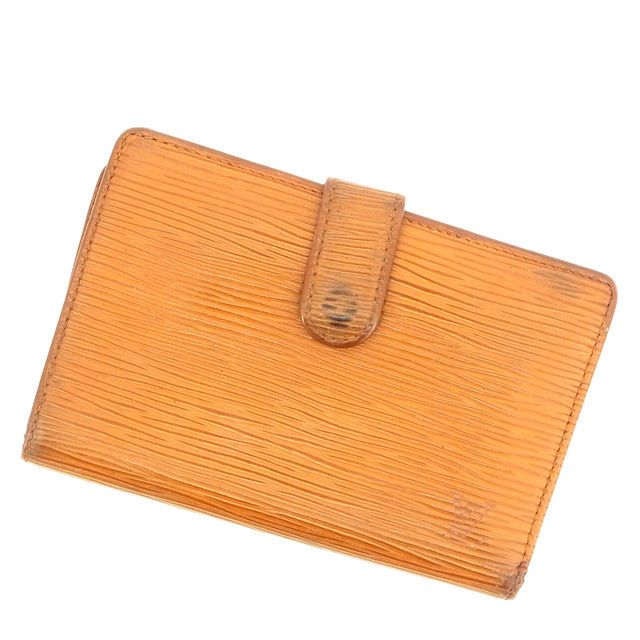 ルイ・ヴィトン LOUIS VUITTON 二つ折り財布 エピ