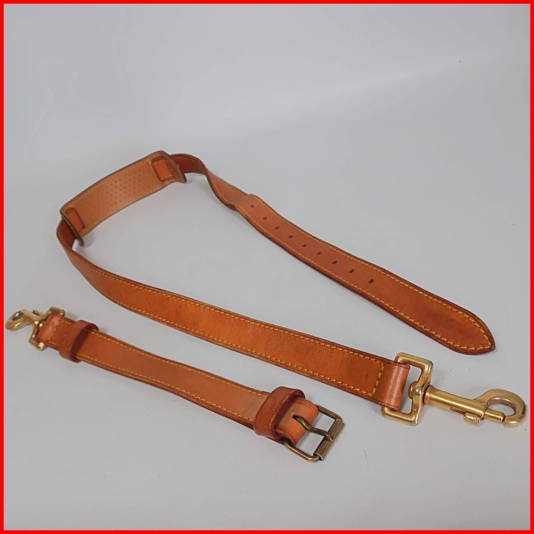 正規品 ヴィトン ショルダーストラップ ヌメ革 フランス製 カード 正規品 ヴィトン Louis Vuitton ショルダーストラップ ヌメ革