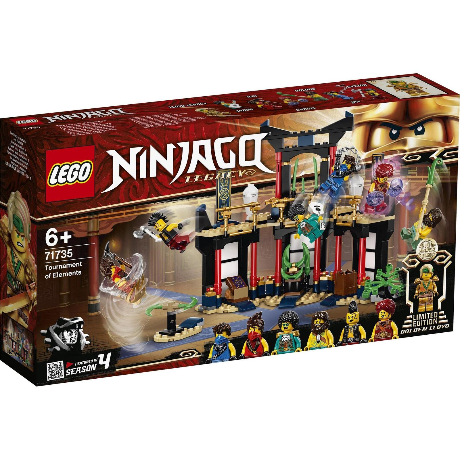 レゴ(LEGO) ニンジャゴー エレメント・トーナメント 71735 おもちゃ 忍者 にんじゃ 戦隊ヒーロー 男の子 6歳以上 