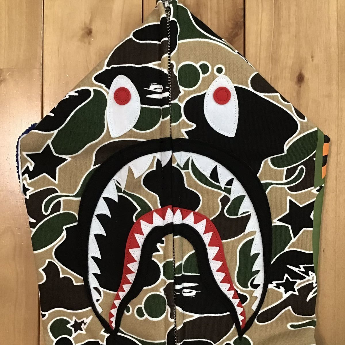 ☆新品☆ Sta camo シャーク パーカー Sサイズ shark full zip hoodie
