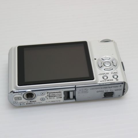 美品 DMC-FX33 シェルホワイト 即日発送 Panasonic LUMIX デジカメ