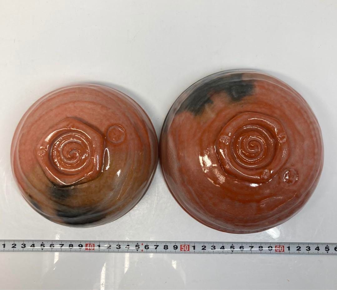 【茶道具】佐々木昭楽造　小林太玄書付　長次郎写　七種茶盌（共箱） 長次郎風折写し茶碗 小林太玄和尚御書付 佐々木昭楽作 茶道具 黒