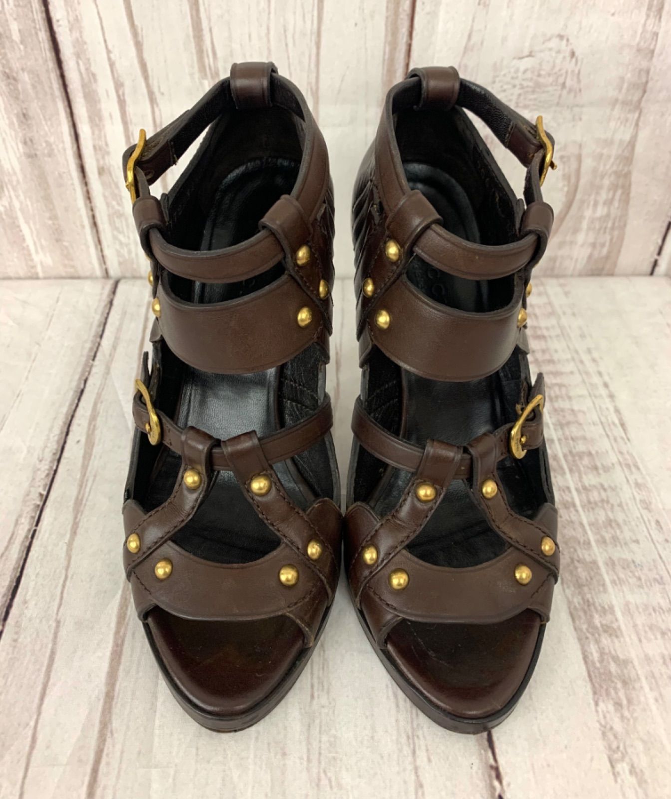 GUCCI グッチ グラディエーター サンダル 1071 レディース サイズ34 1 