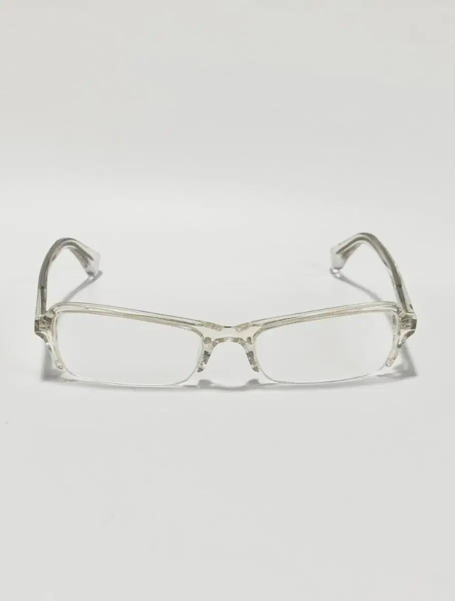 デッドストック salvatore Rosa ハーフリム スクエア クリア